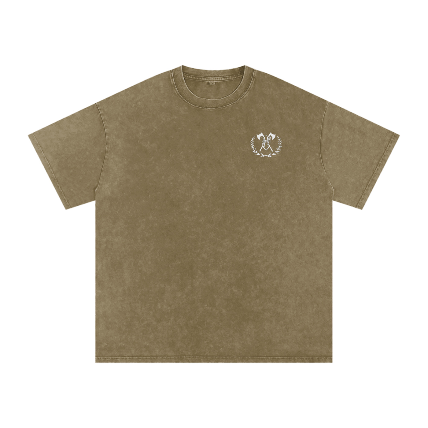 fire and rage - snow washed oversized tee