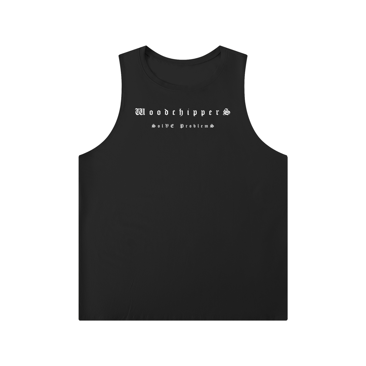 WOODCHIPPERS SOLVE PROBLEMS - MEN'S TANK TOP