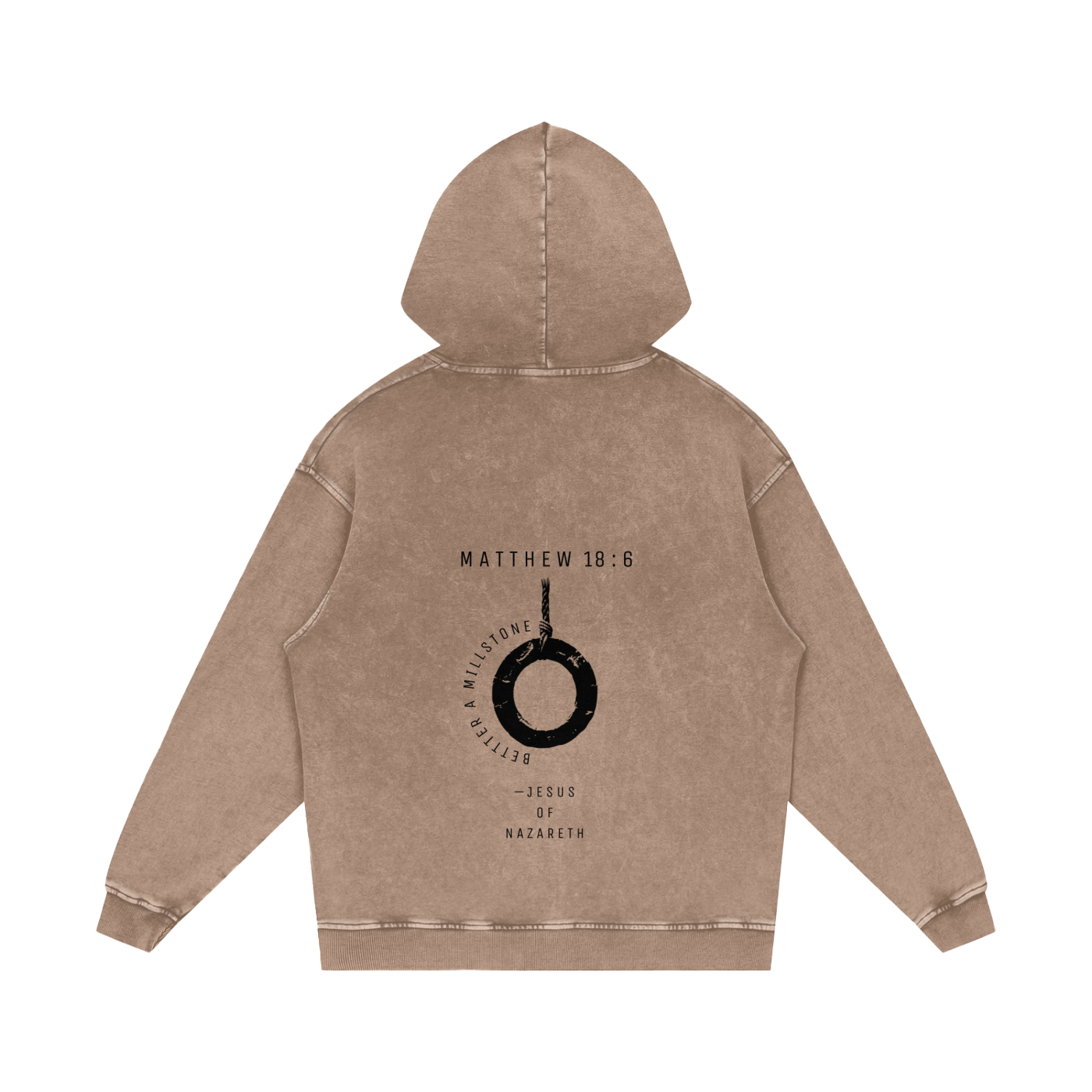 Womens Better a millstone - Pull over hoodie