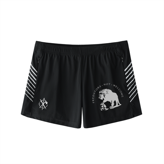 Predators not welcome - track shorts