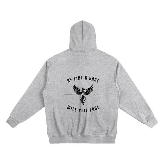 FIRE AND RAGE - ZIP UP HOODIE