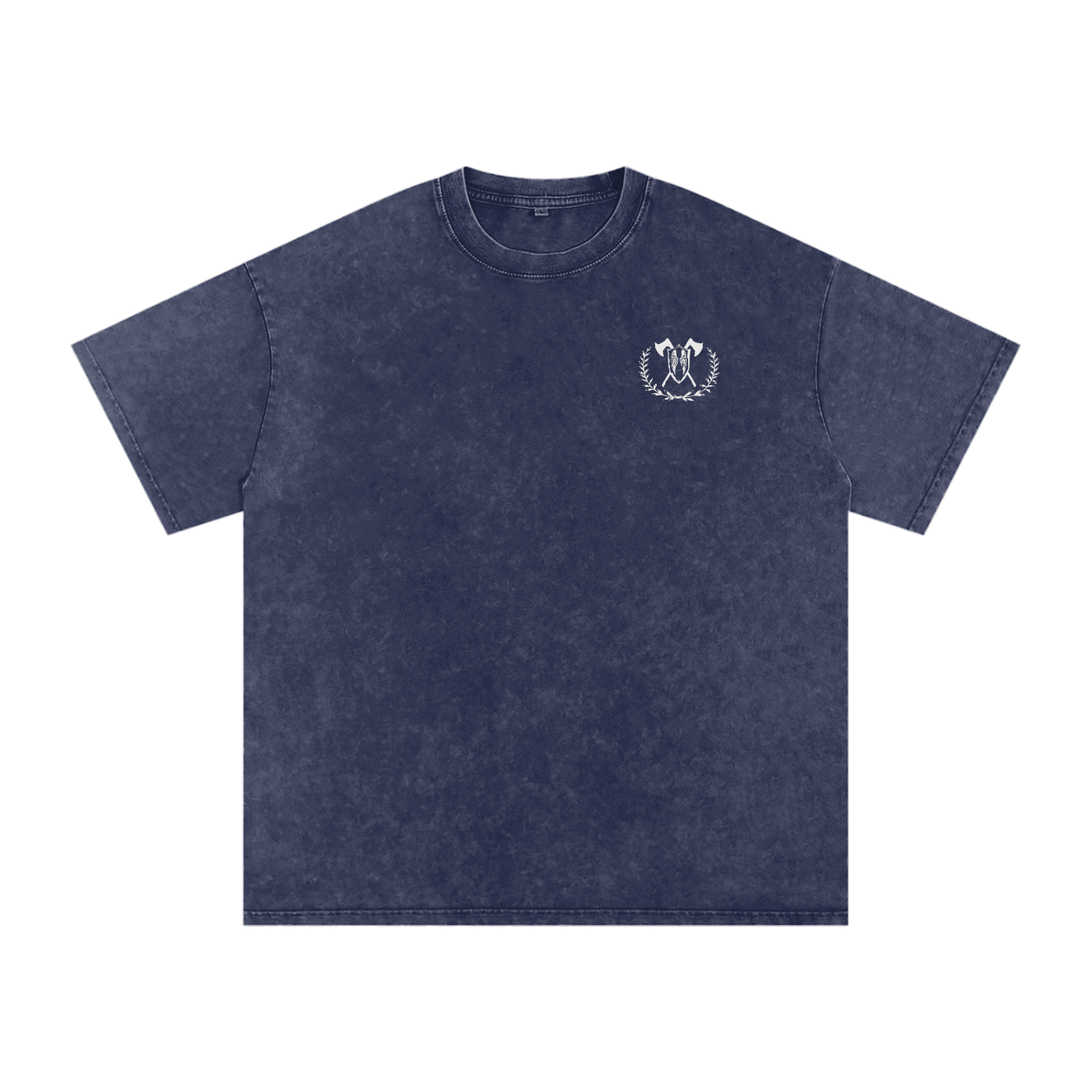 fire and rage - snow washed oversized tee