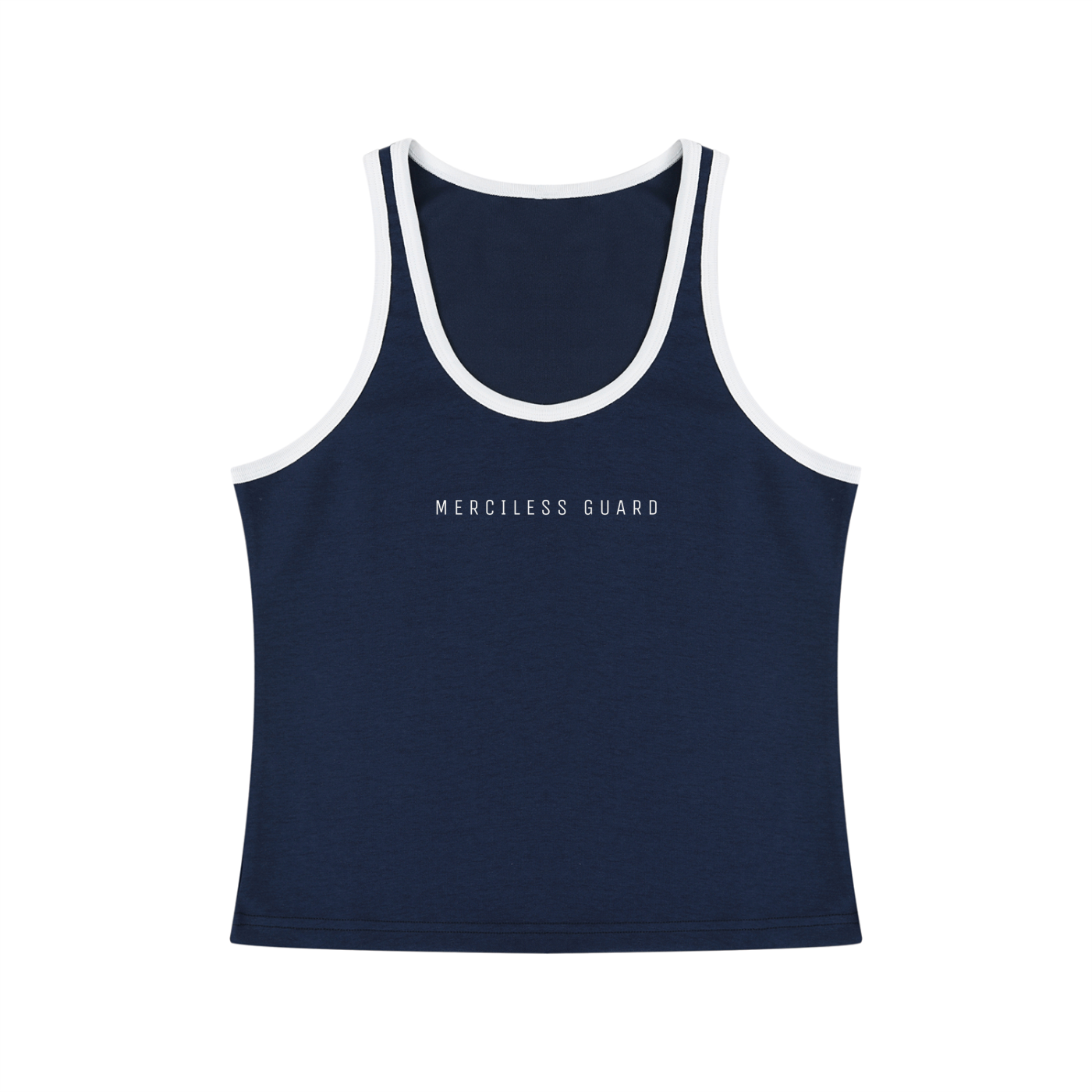 Women's Color Block Cropped Tank Top