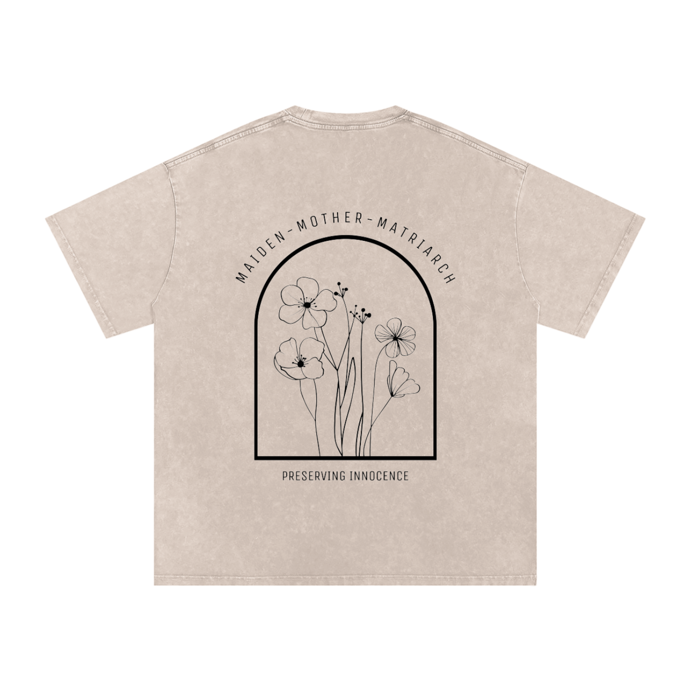 MATRIARCH - snow washed oversized tee