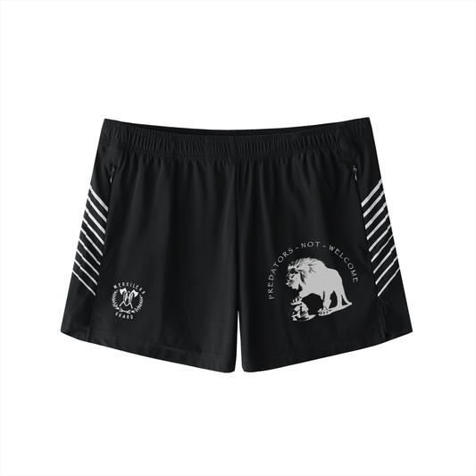 PREDATORS NOT WELCOME - TRACK SHORTS