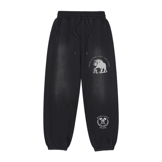 predators not welcome - fleece joggers