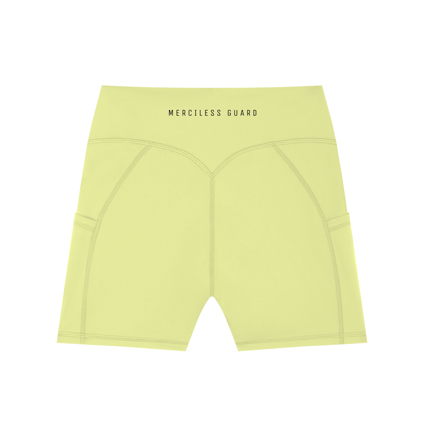 Merciless Guard - High-Waisted Pocket Biker Shorts