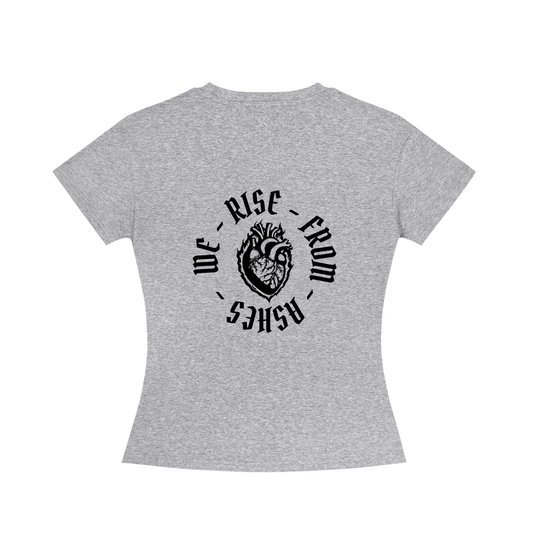 From ashes - Women's Slim Fit Crewneck T-Shirt