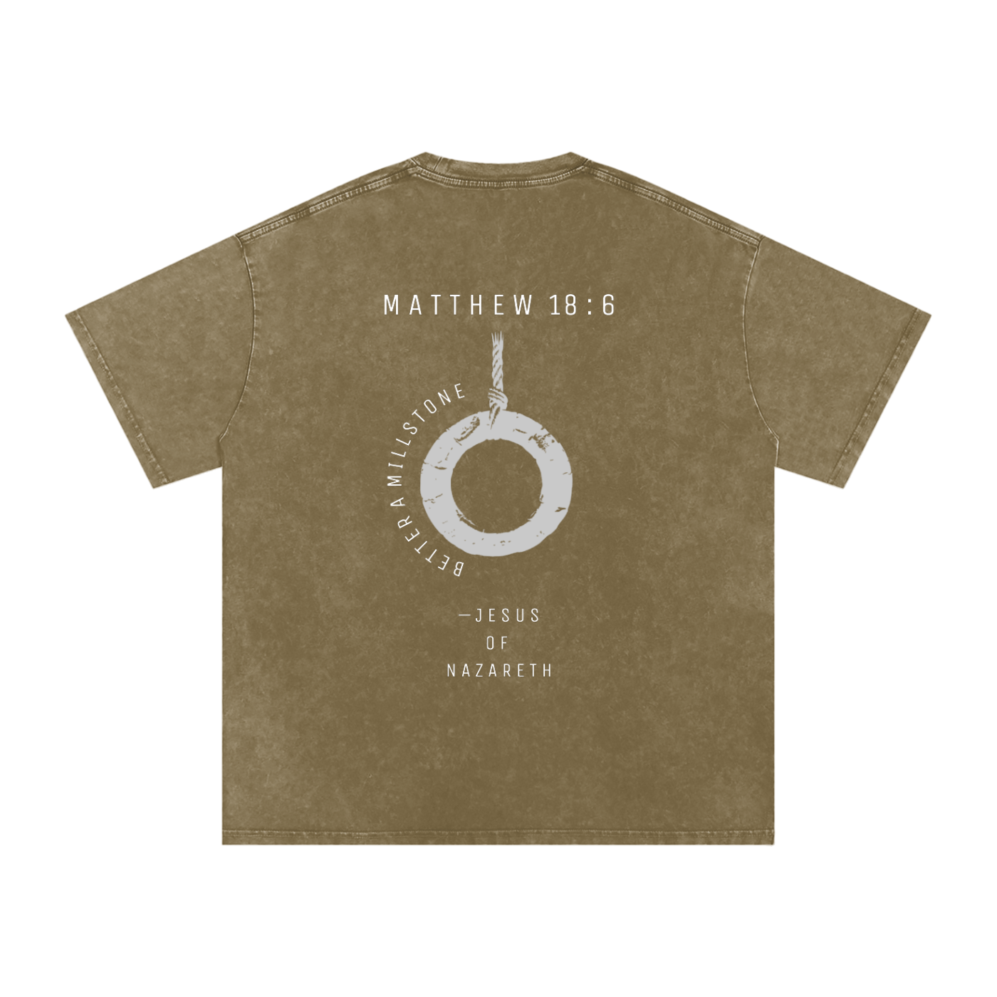 better a Millstone - SNOW WASHED oversized tee