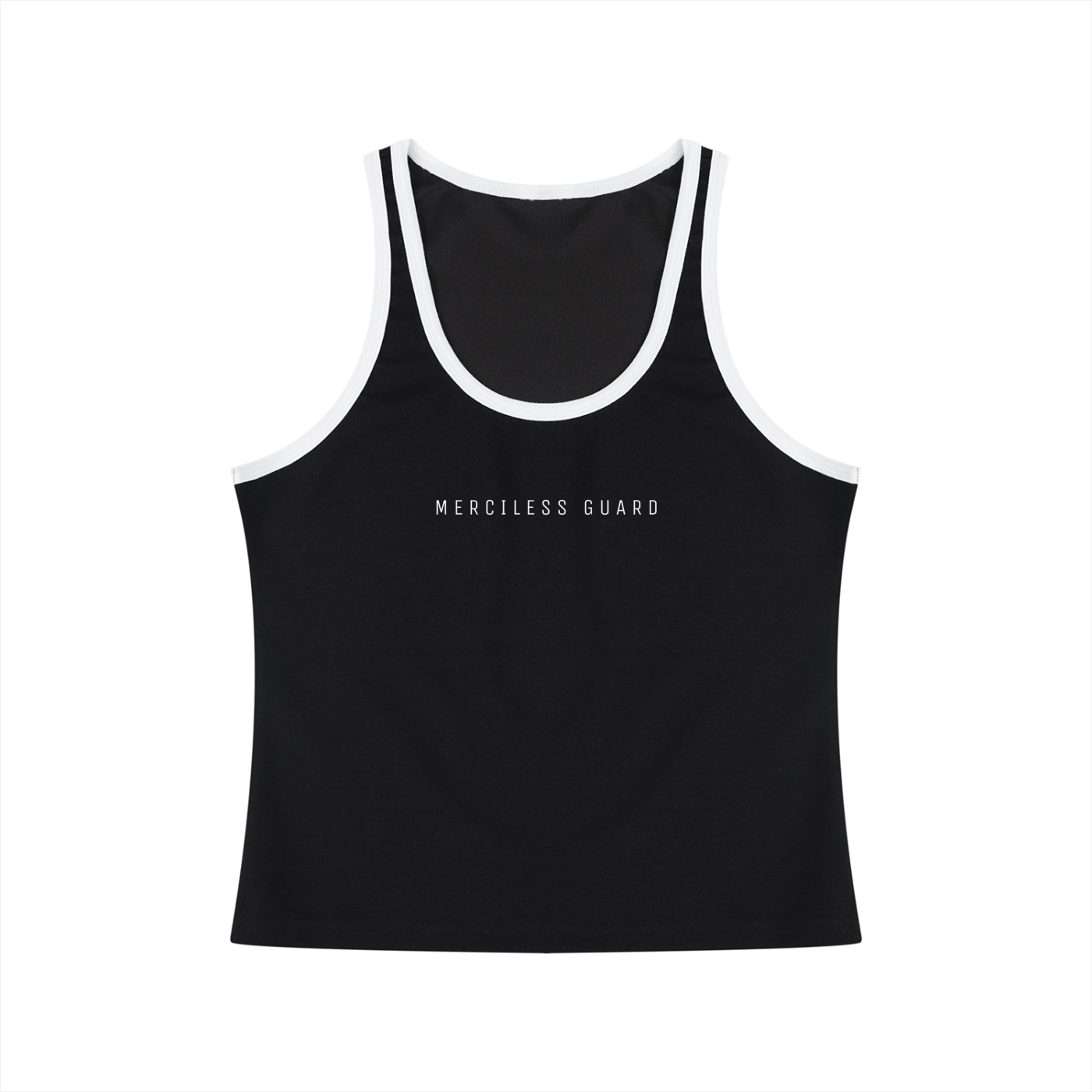 Women's Color Block Cropped Tank Top