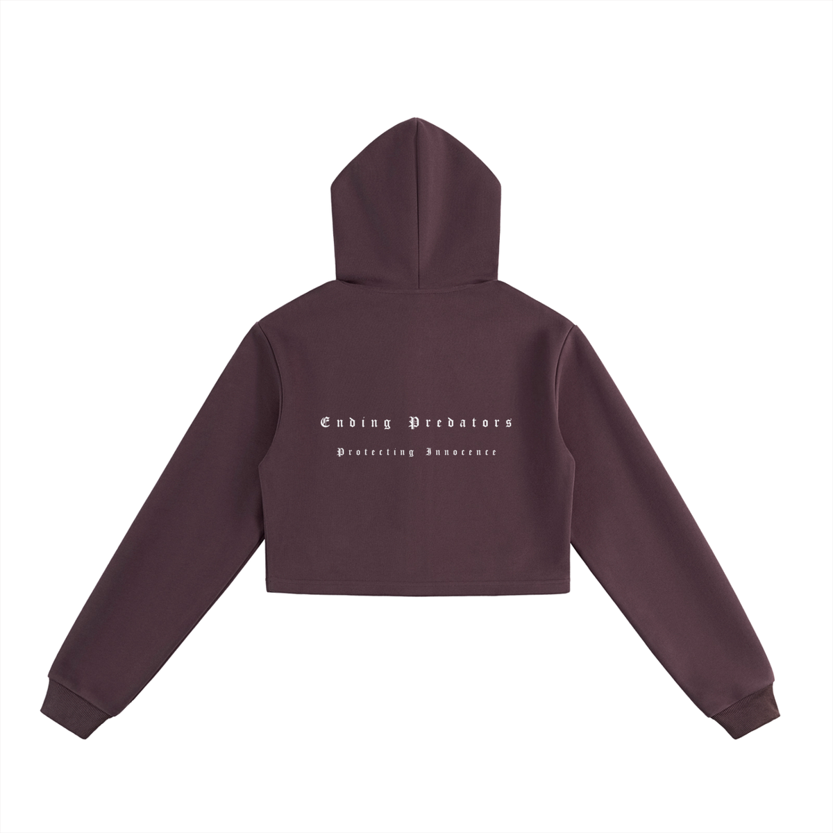 ENDING PREDATORS - CROP ZIP UP HOODIE