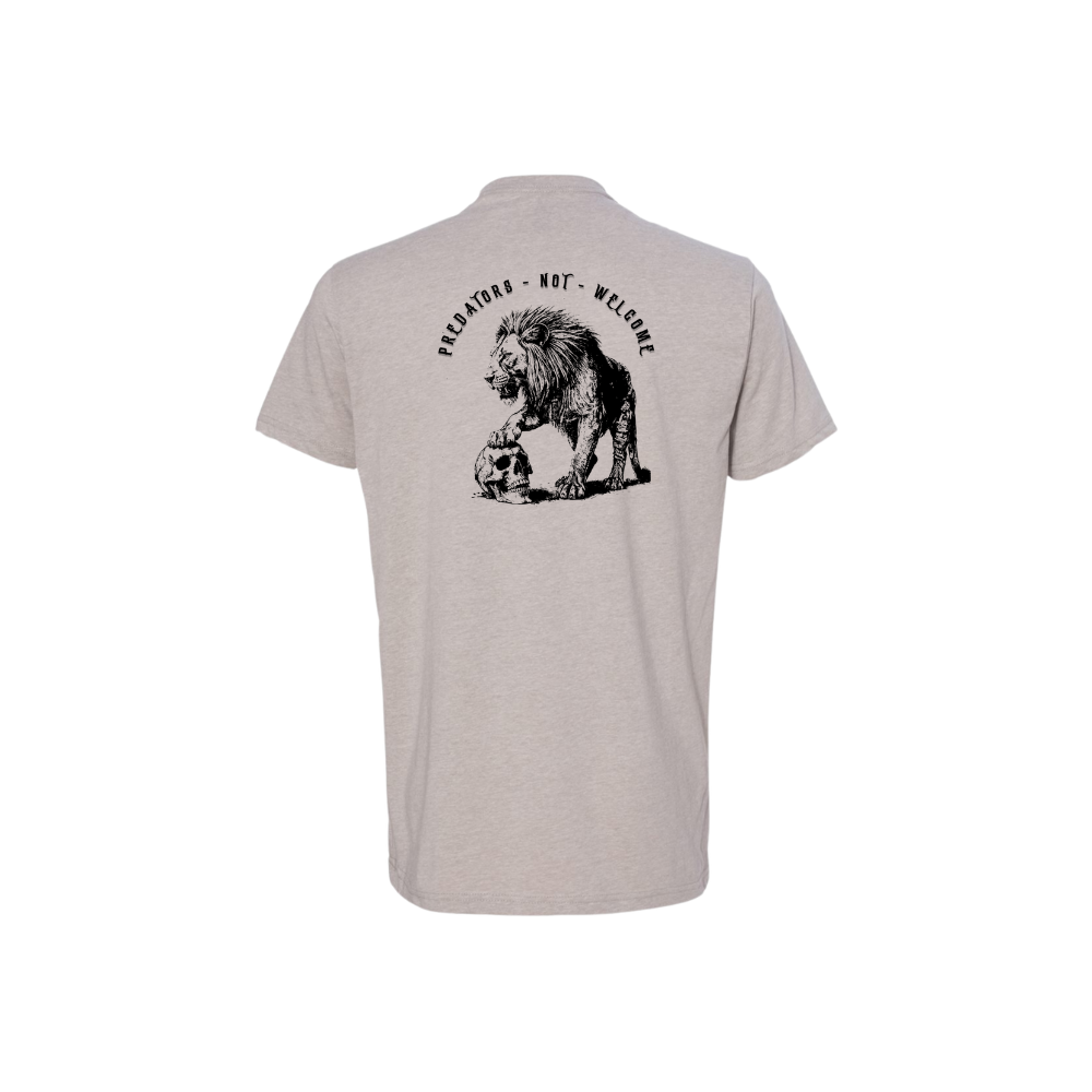 Predators Not Welcome - fitted tee