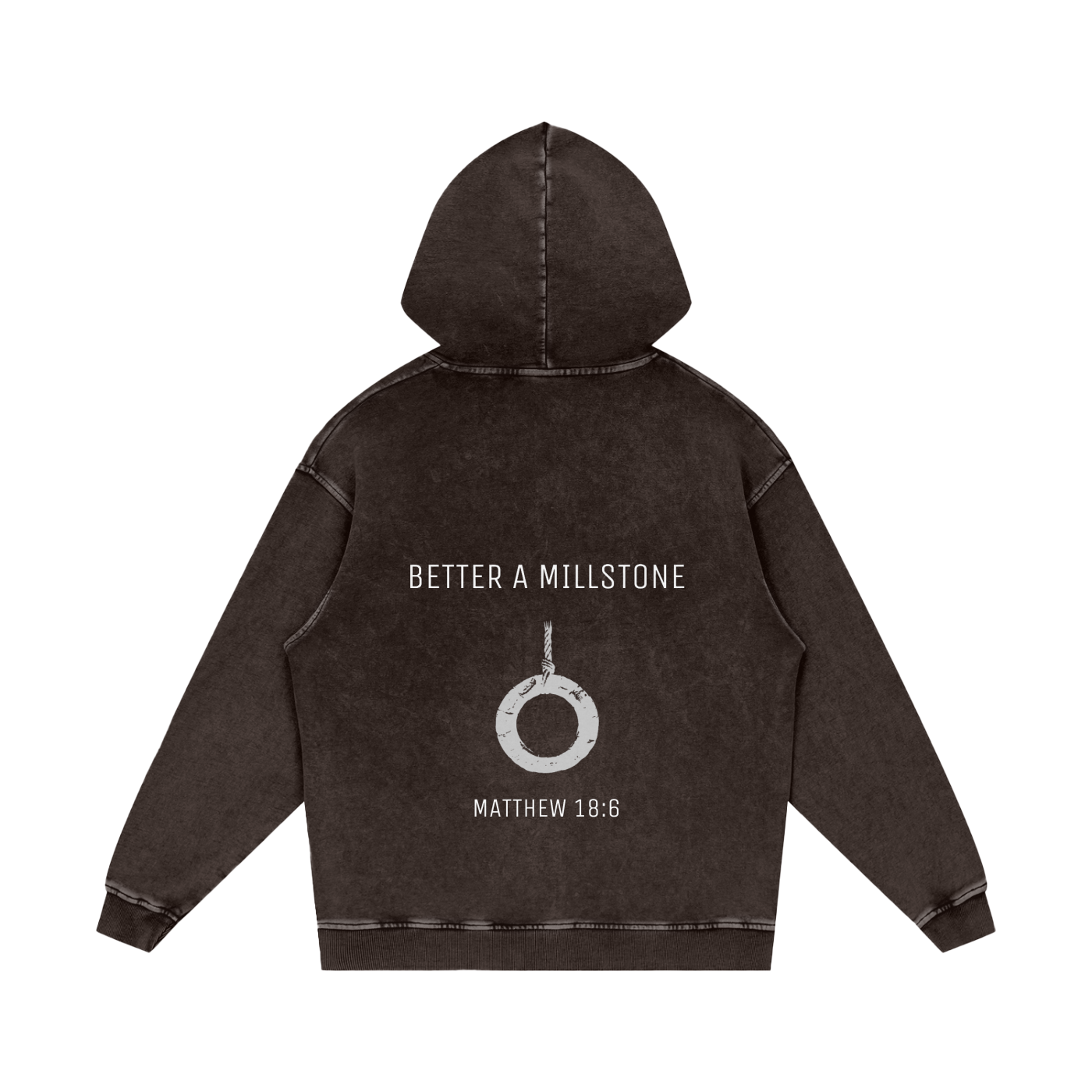 Womens Better a millstone - Pull over hoodie