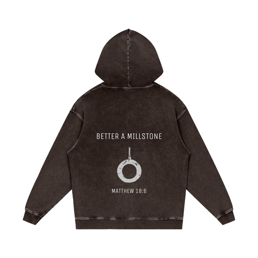 Womens Better a millstone - Pull over hoodie