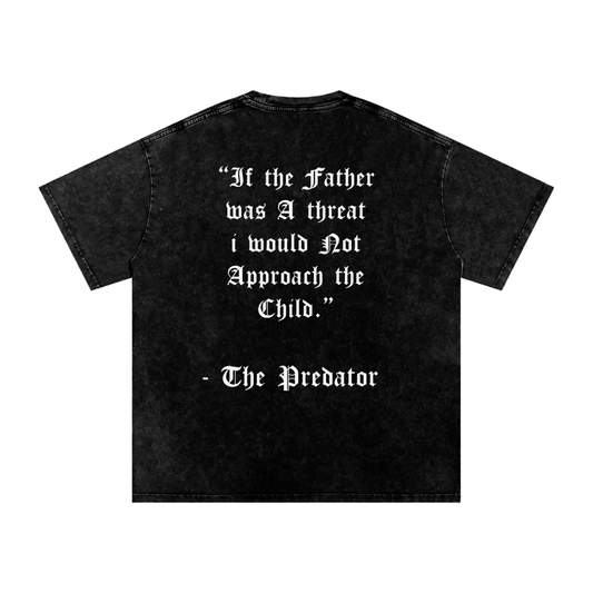 BE A THREAT - SNOW WASHED PUMP COVER