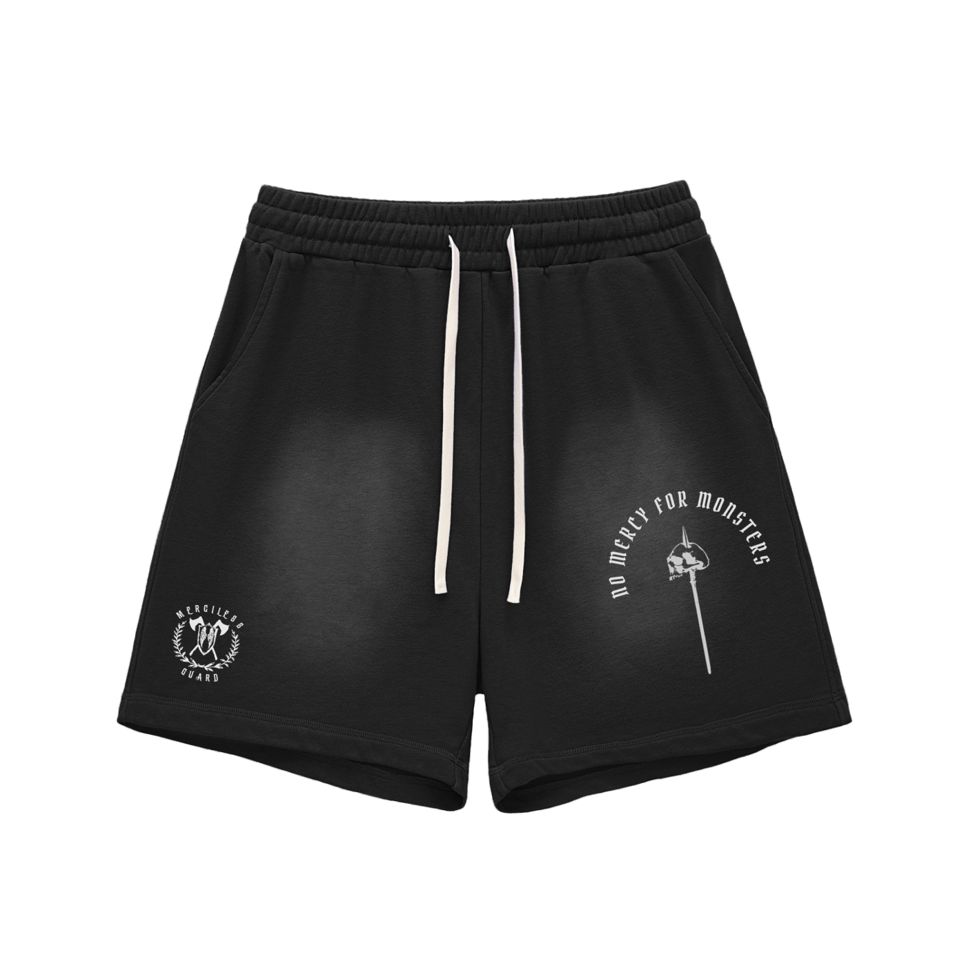 NO MERCY - FADED SHORTS