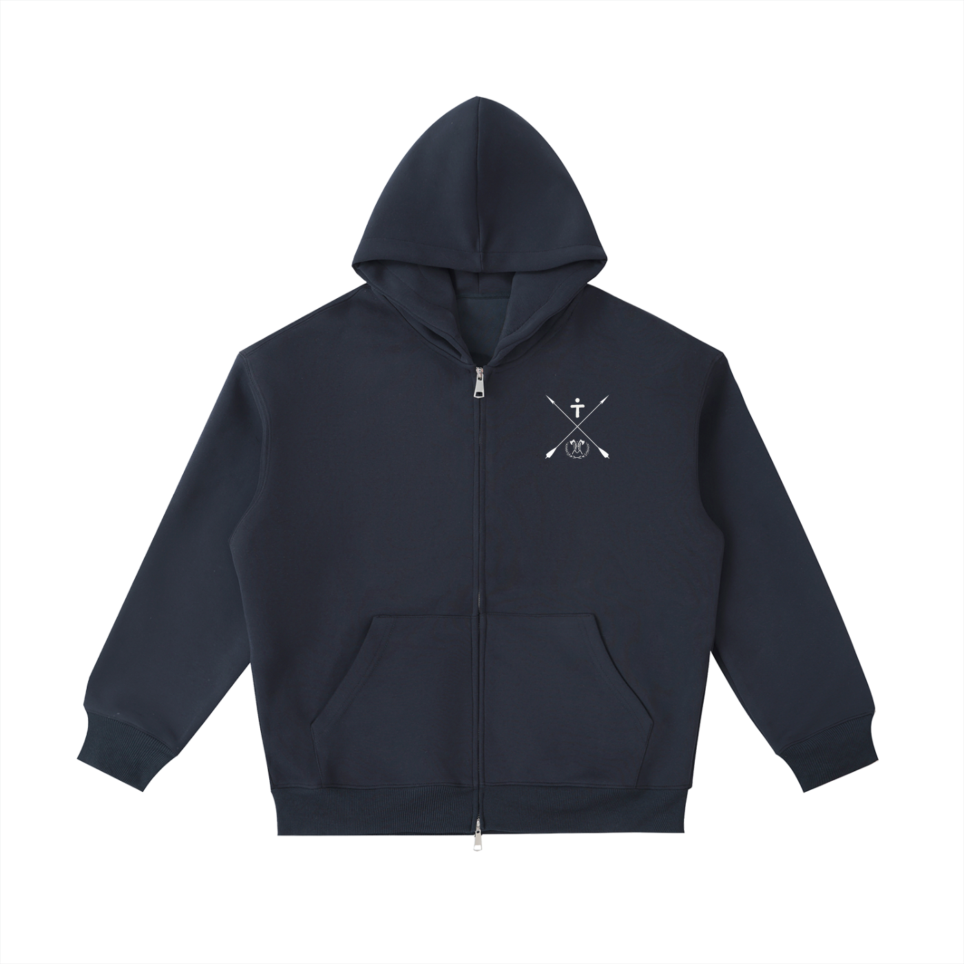 Guarding Innocence wings - Heavyweight zip Hoodie