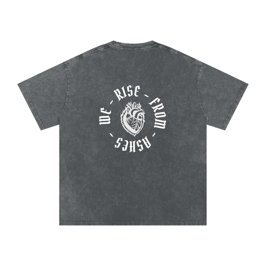 from ashes - snow washed oversized tee