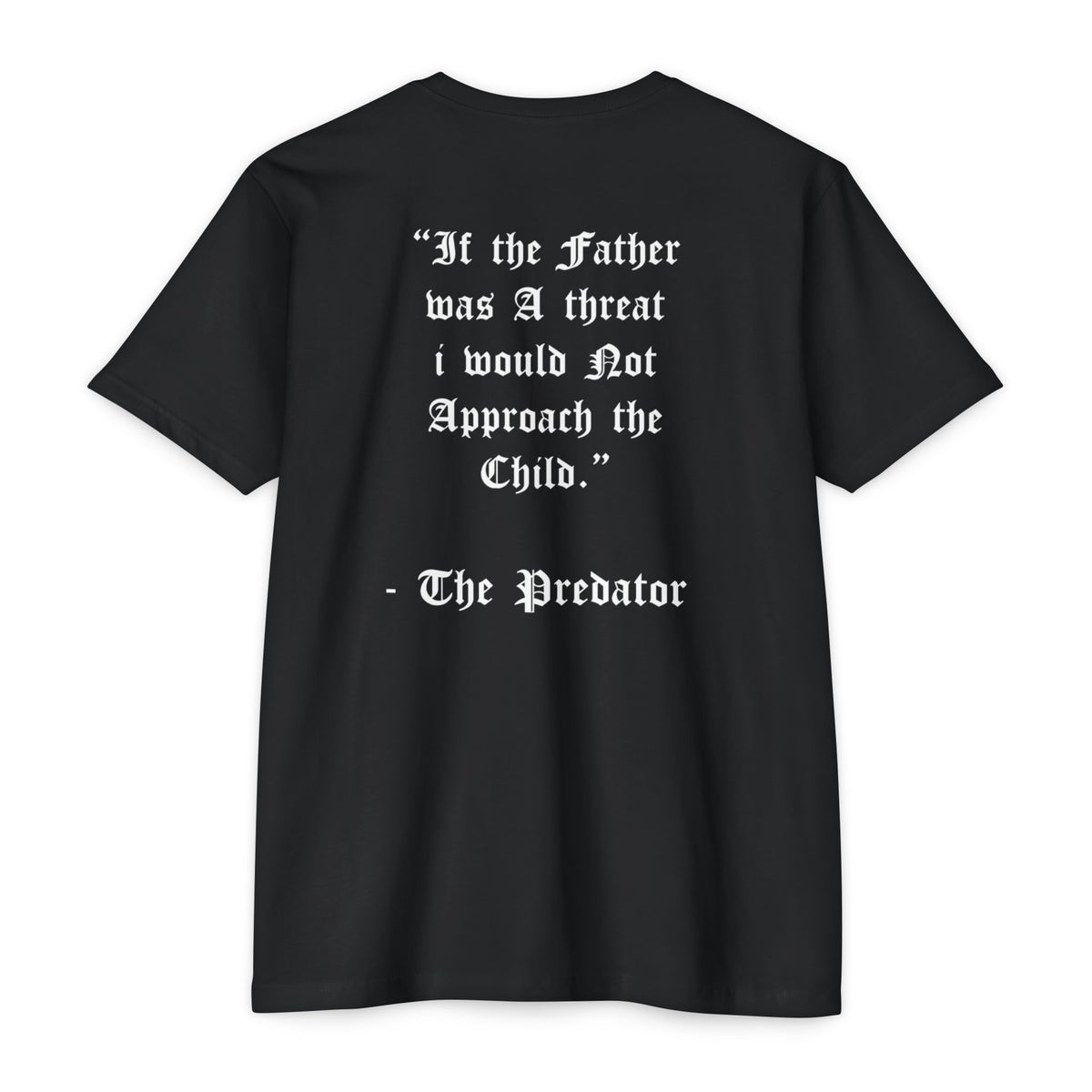 BE A THREAT - FITTED TEE