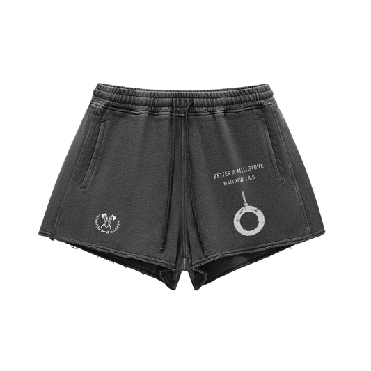 Better a Millstone - WOMEN'S SHORTS