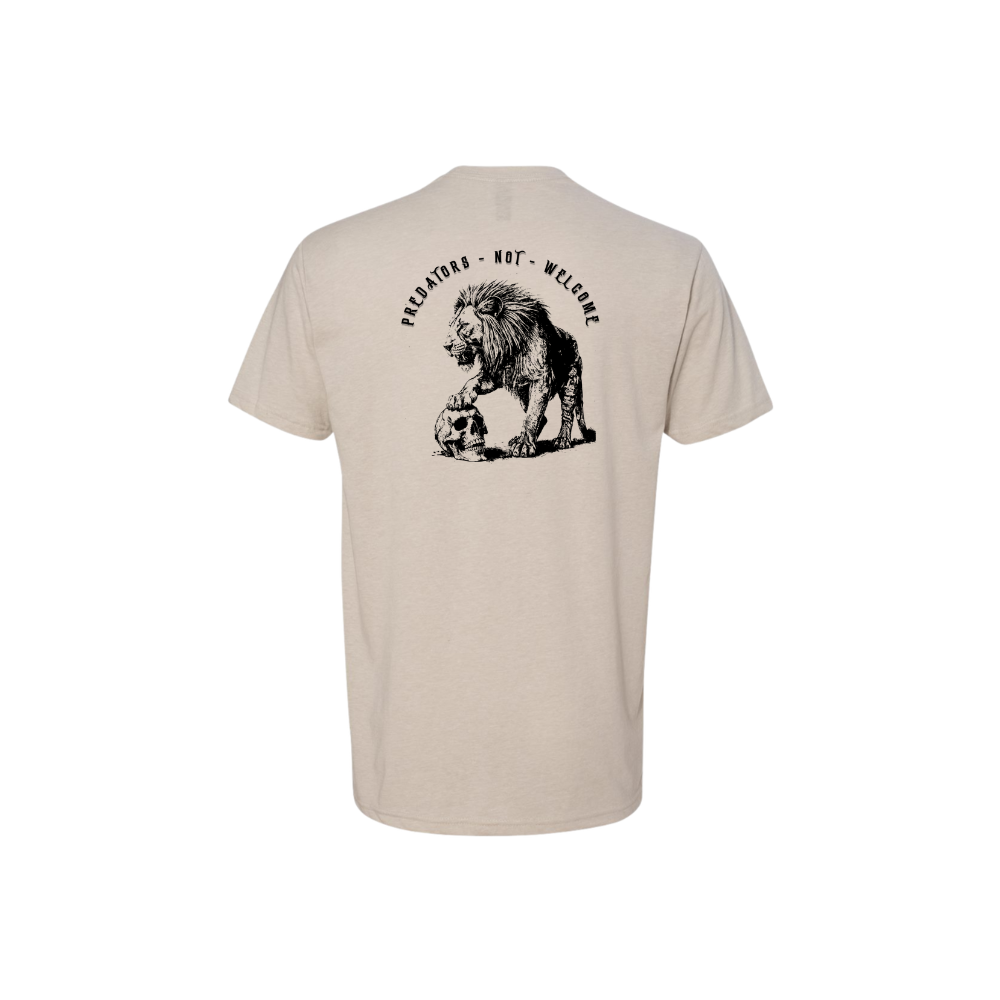 Predators Not Welcome - fitted tee