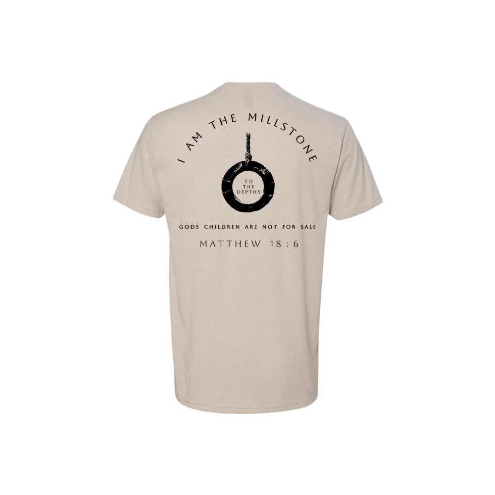 I Am The Millstone - fitted tee