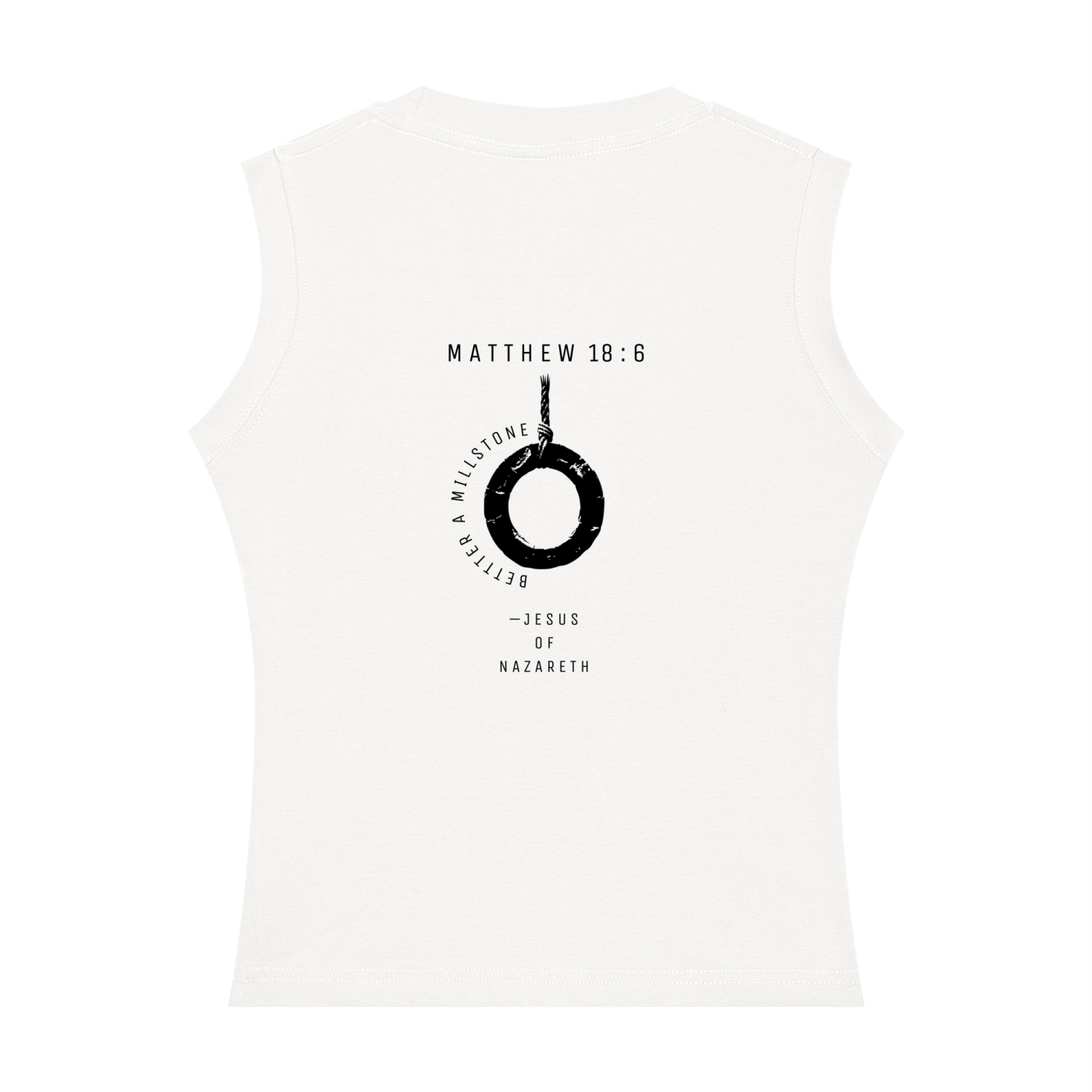 Better a millstone - Women's Crewneck Tank Top