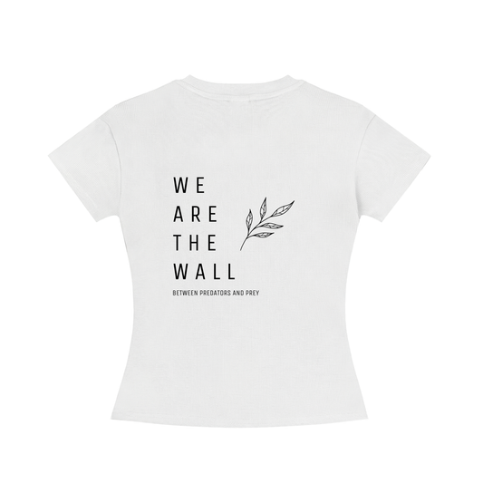we are the wall Slim Fit Crewneck T-Shirt