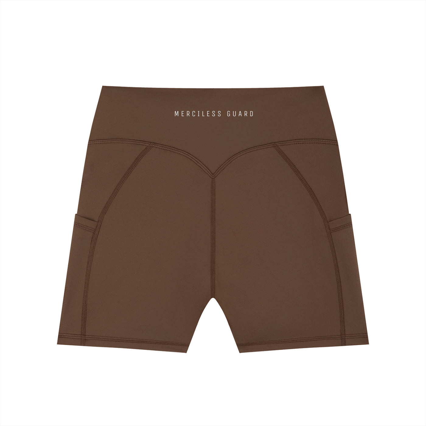 Merciless Guard - High-Waisted Pocket Biker Shorts