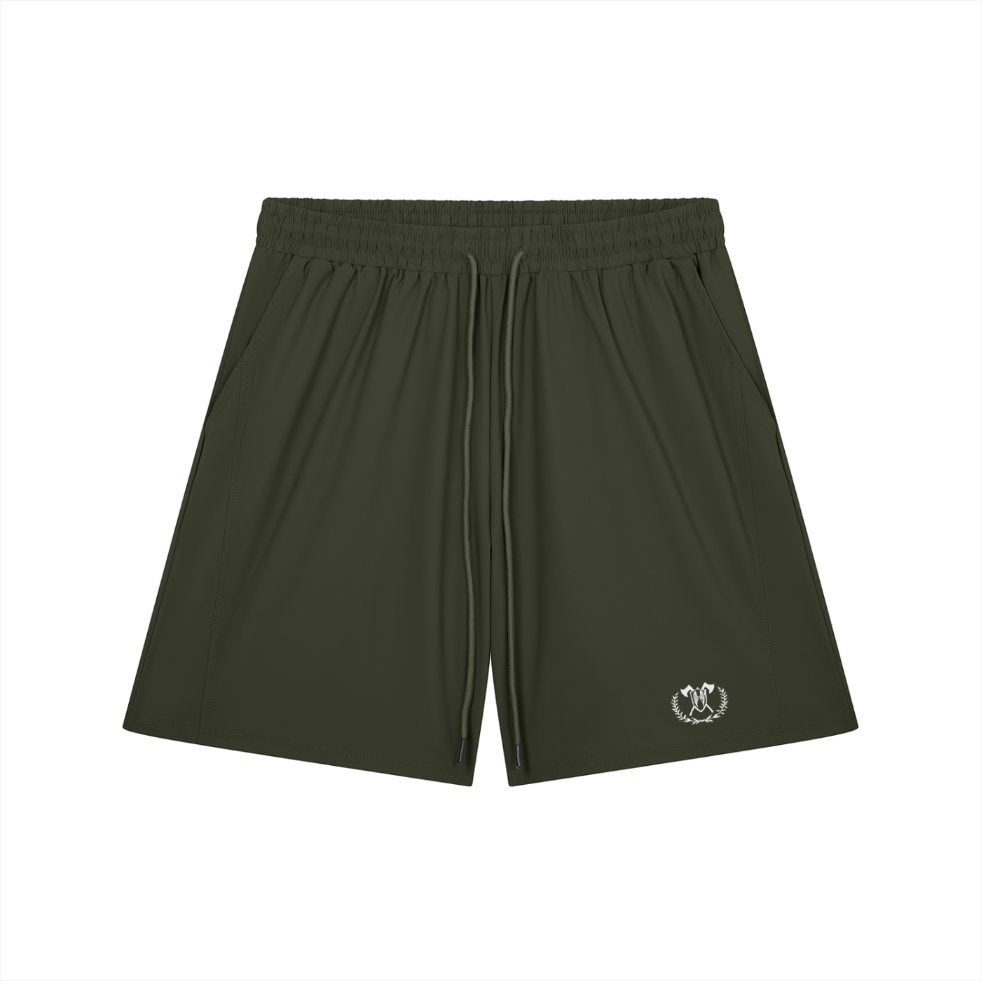 Men’s minimalist emblem athletic shorts