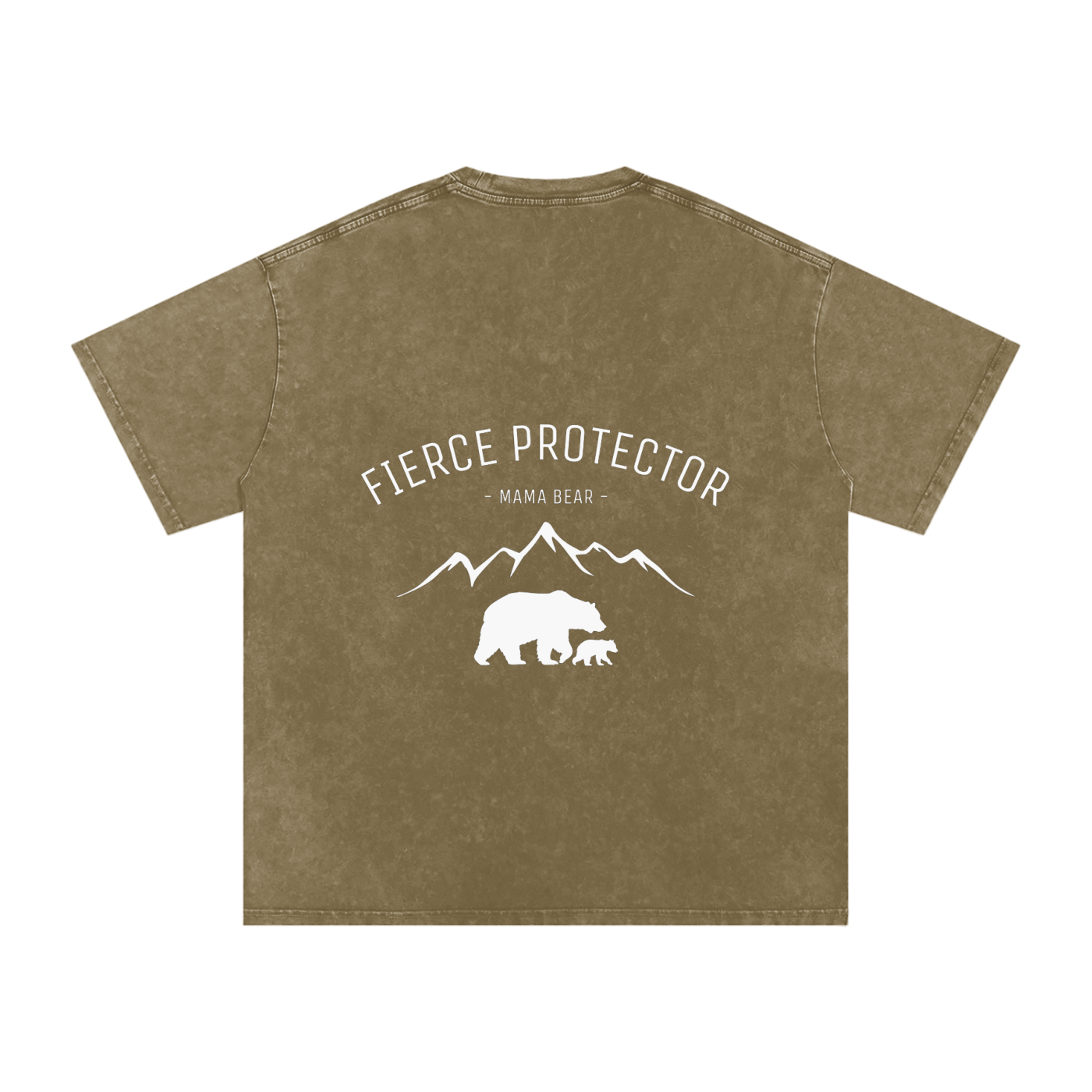 mama bear - SNOW WASHED oversized tee