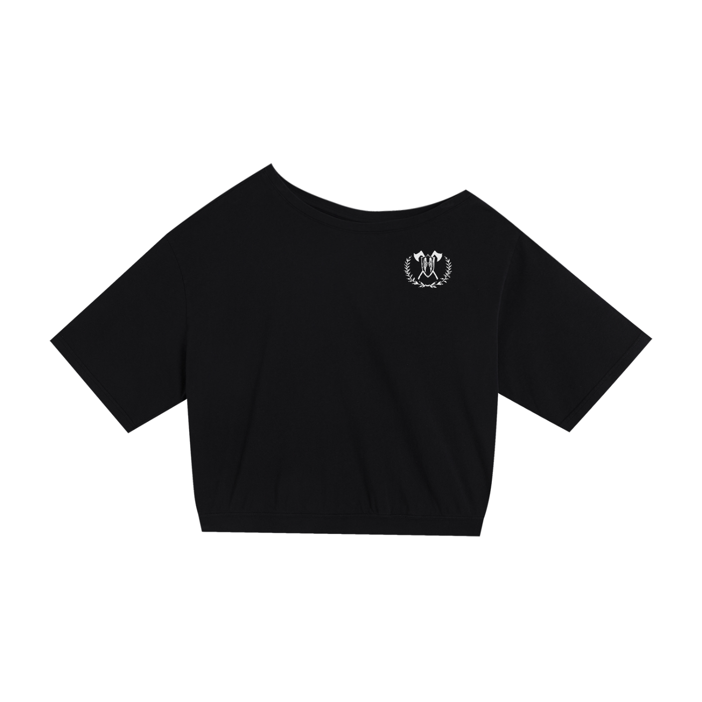 Light up the dark - DROP SHOULDER CROP TEE