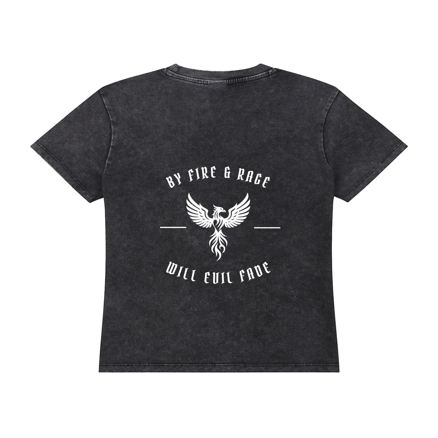 fire and rage - cropped tee