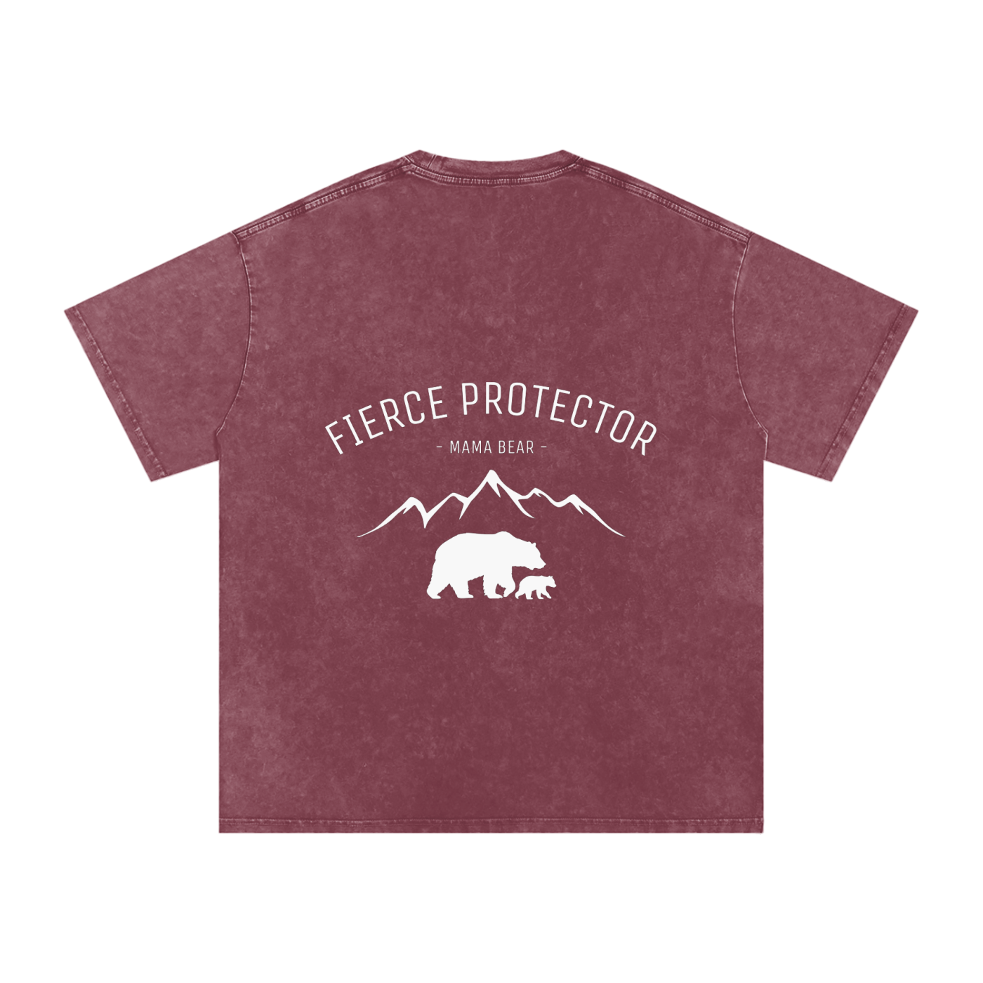 mama bear - SNOW WASHED oversized tee