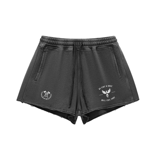Fire and rage - women's shorts