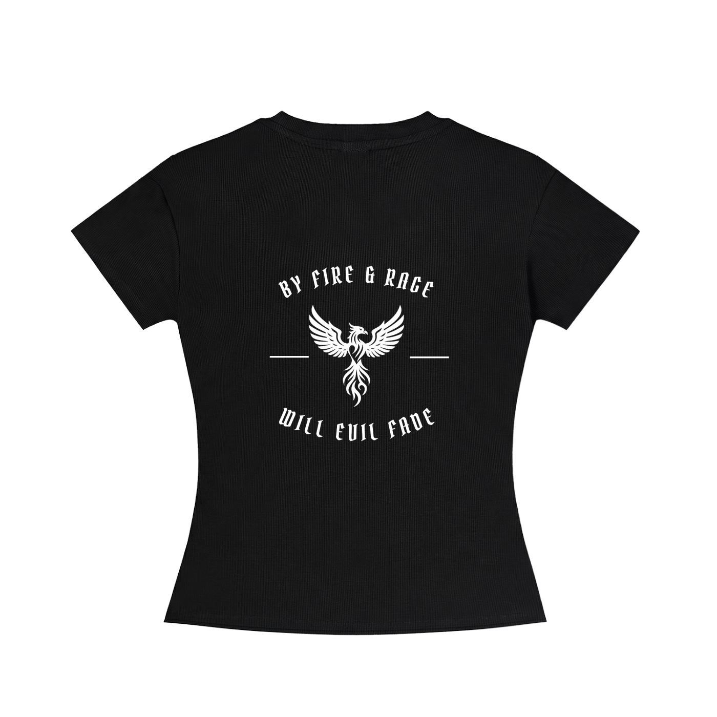 fire and rage - Slim Fit Crewneck T-Shirt