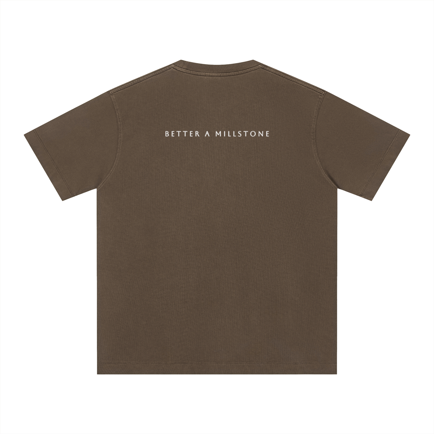 minimalist better a millstone - Boxy T-Shirt