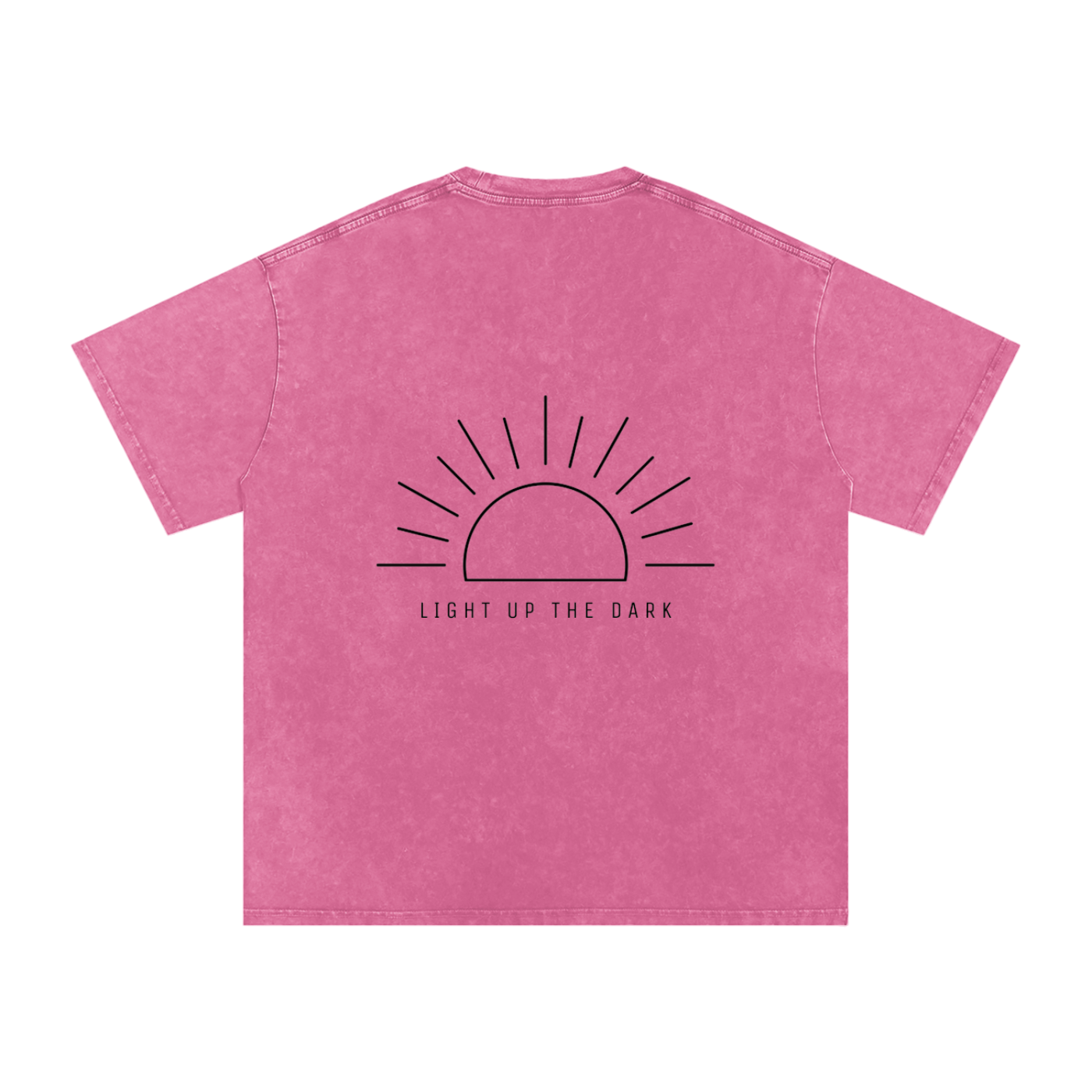 Light up the dark - SNOW WASHED oversized tee