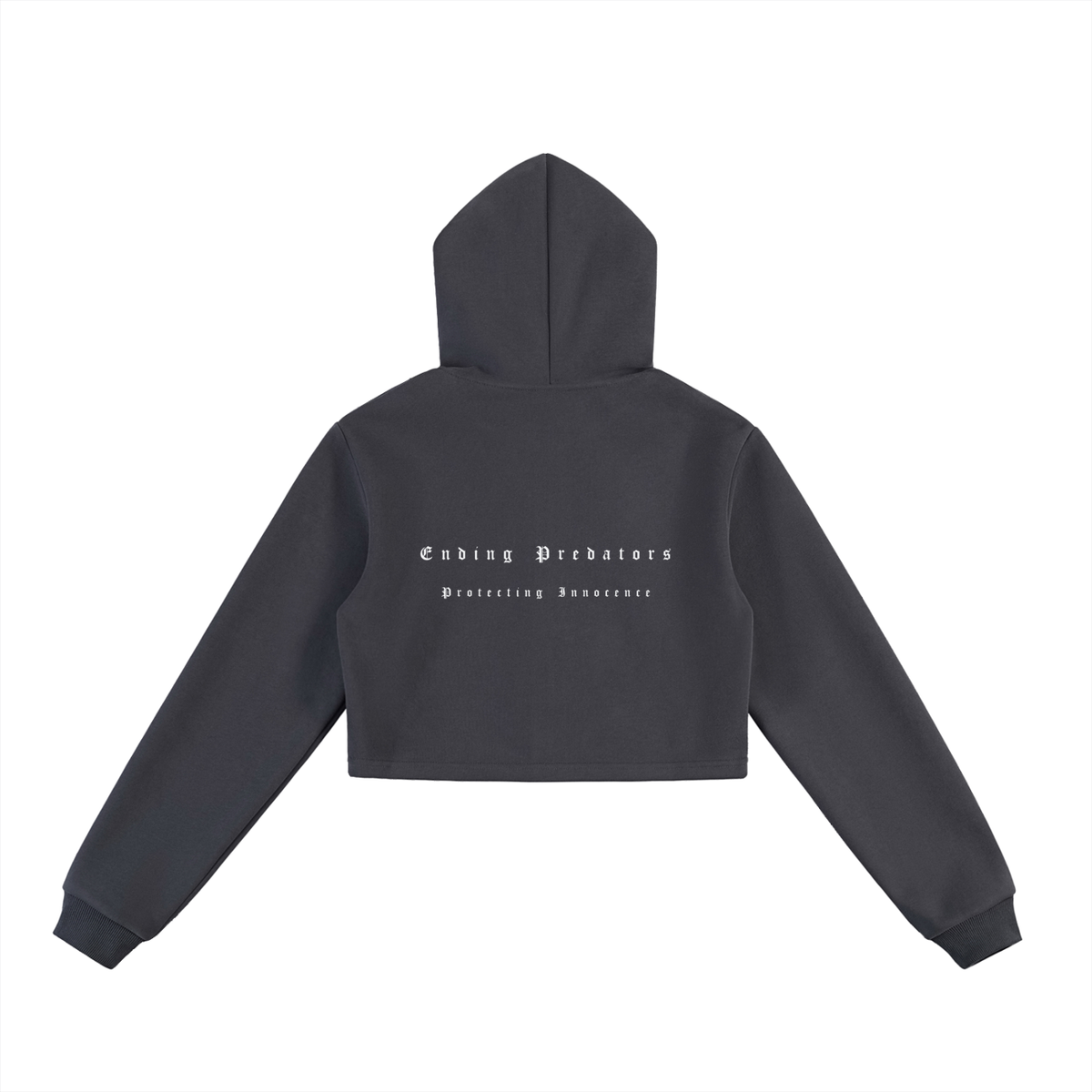 ENDING PREDATORS - CROP ZIP UP HOODIE