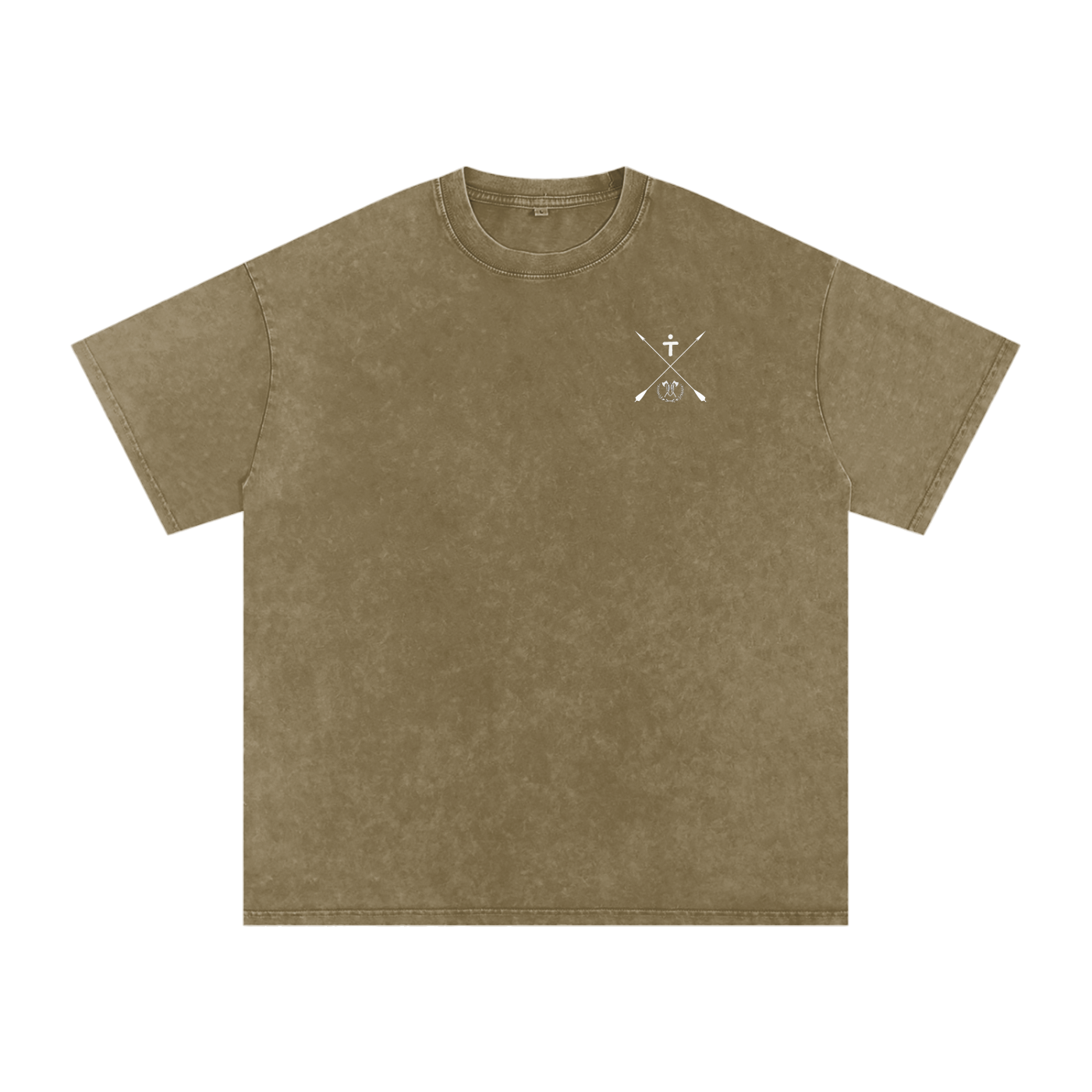 Guarding innocence -  SNOW WASHED oversized tee