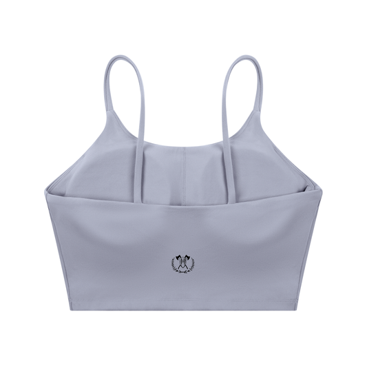 Emblem Spaghetti Strap Yoga Sports Bra