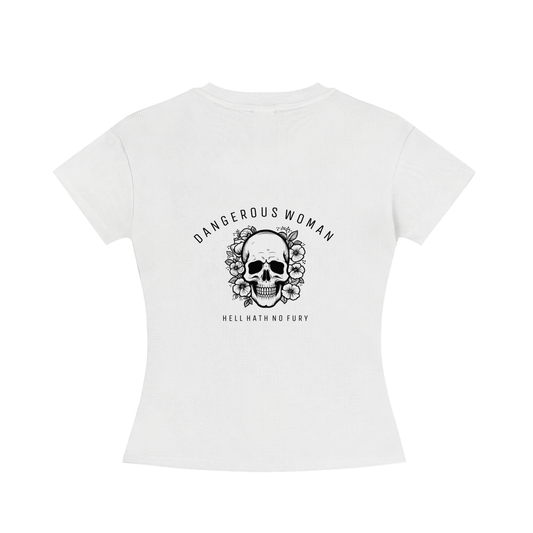 Dangerous woman Slim Fit Crewneck T-Shirt