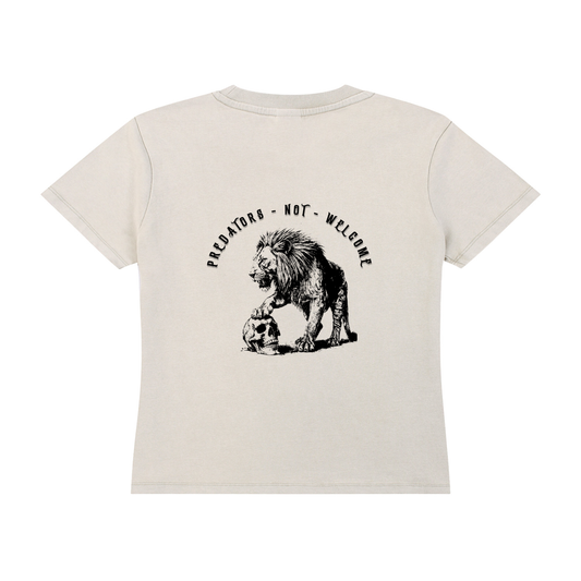 Predators not welcome - CROPPED TEE