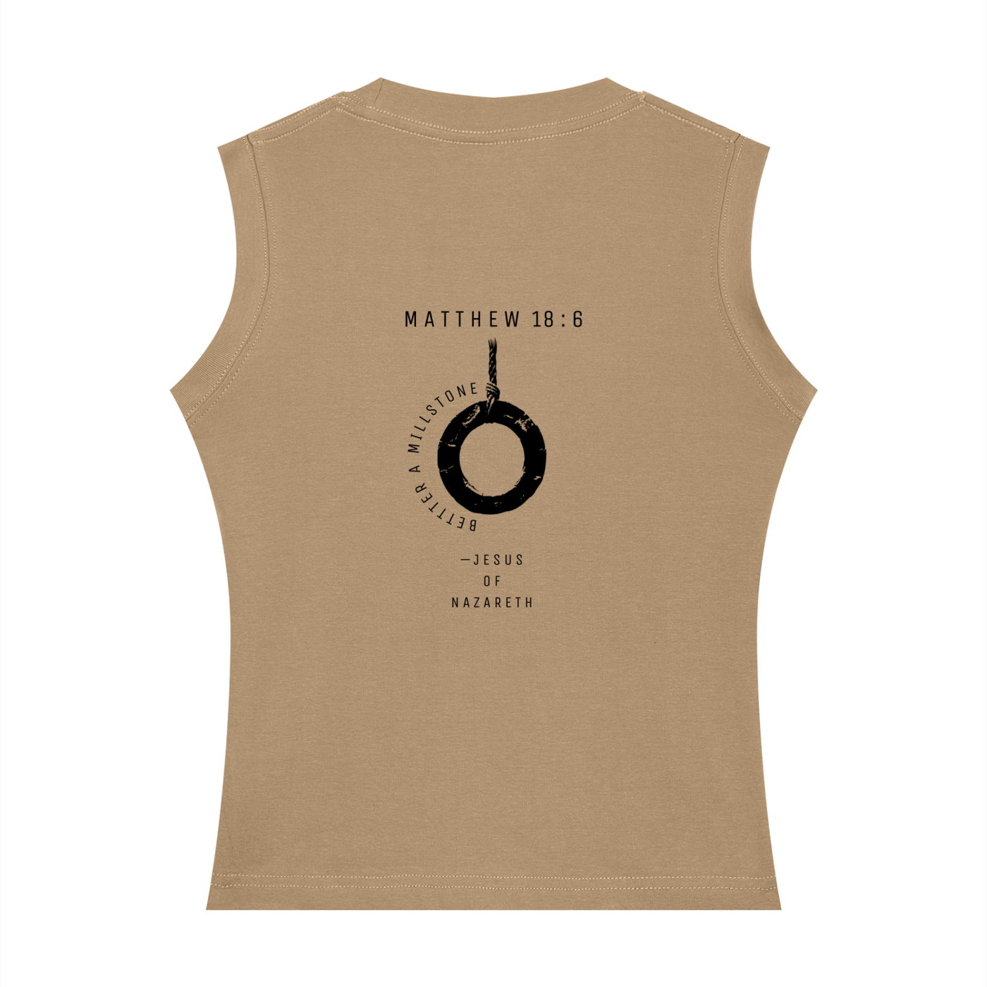 Better a millstone - Women's Crewneck Tank Top