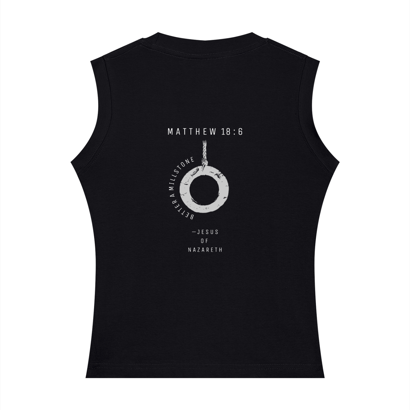 Better a millstone - Women's Crewneck Tank Top