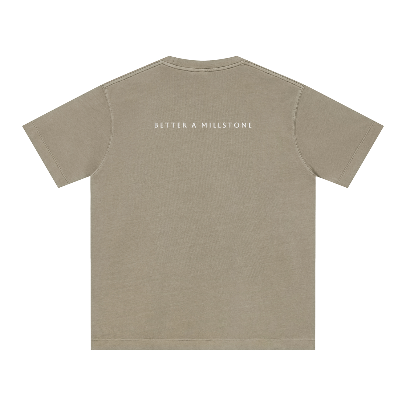 minimalist better a millstone - Boxy T-Shirt