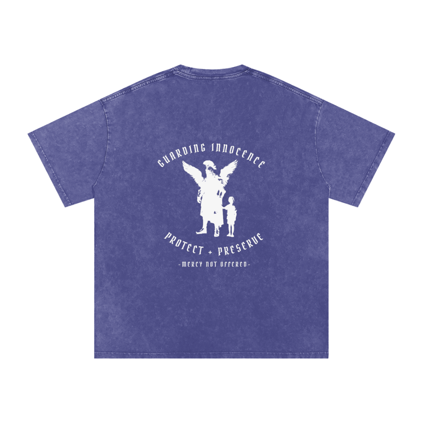 Guarding innocence -  SNOW WASHED oversized tee