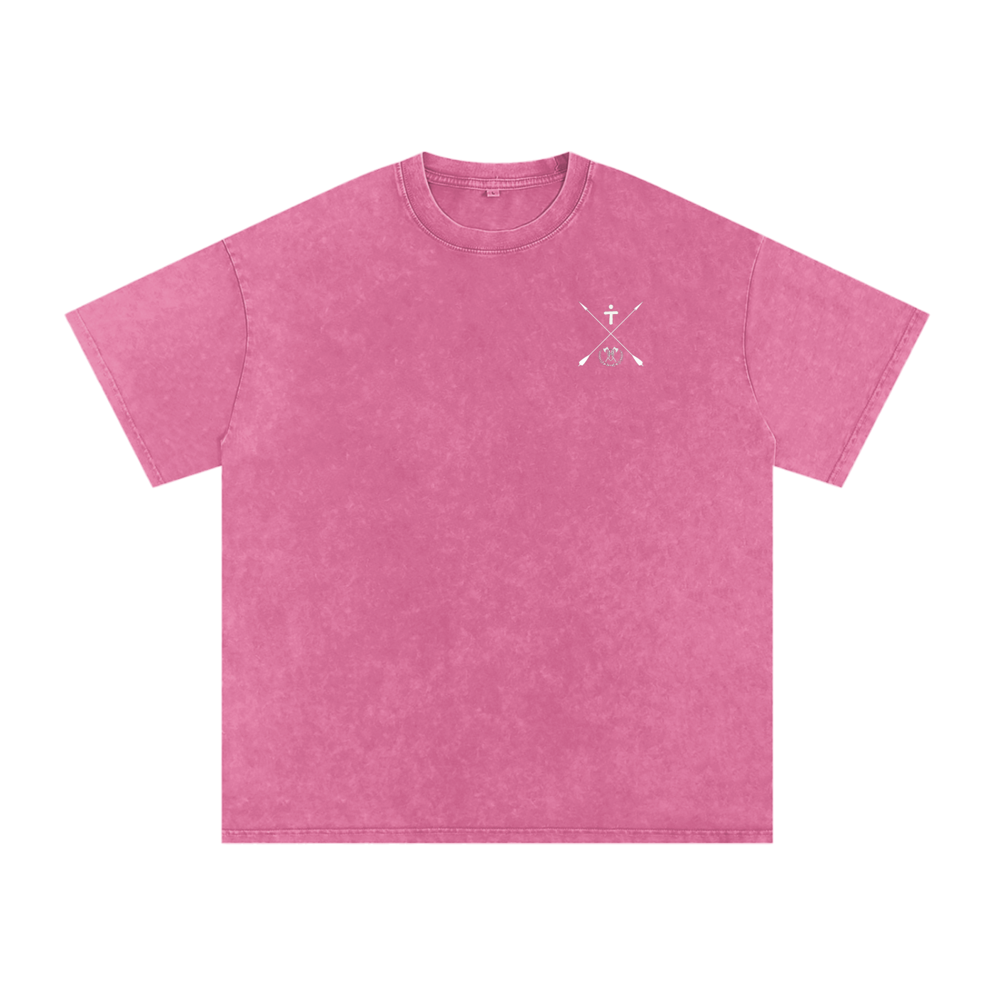 Guarding innocence -  SNOW WASHED oversized tee