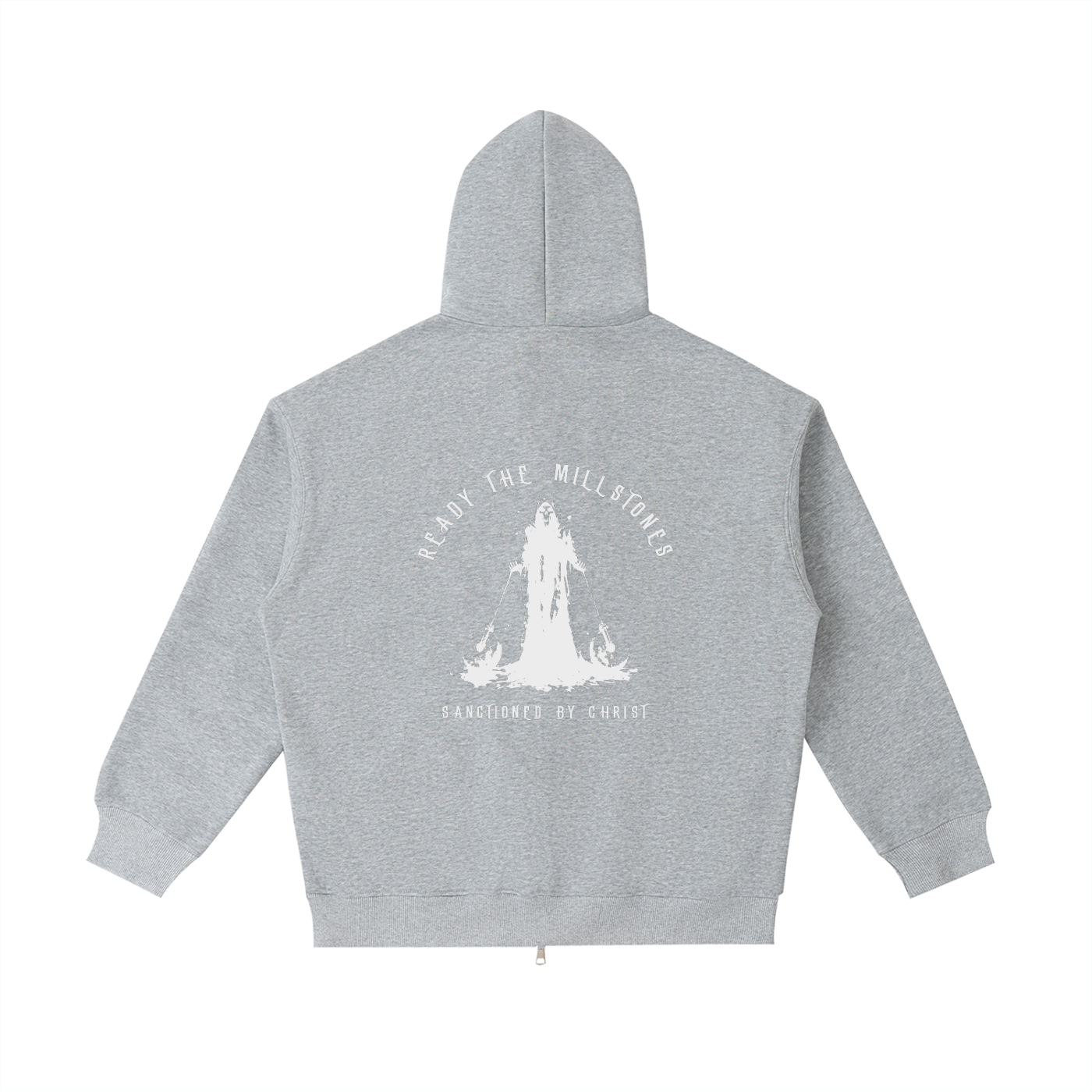 ready the millstones - Heavyweight zip Hoodie