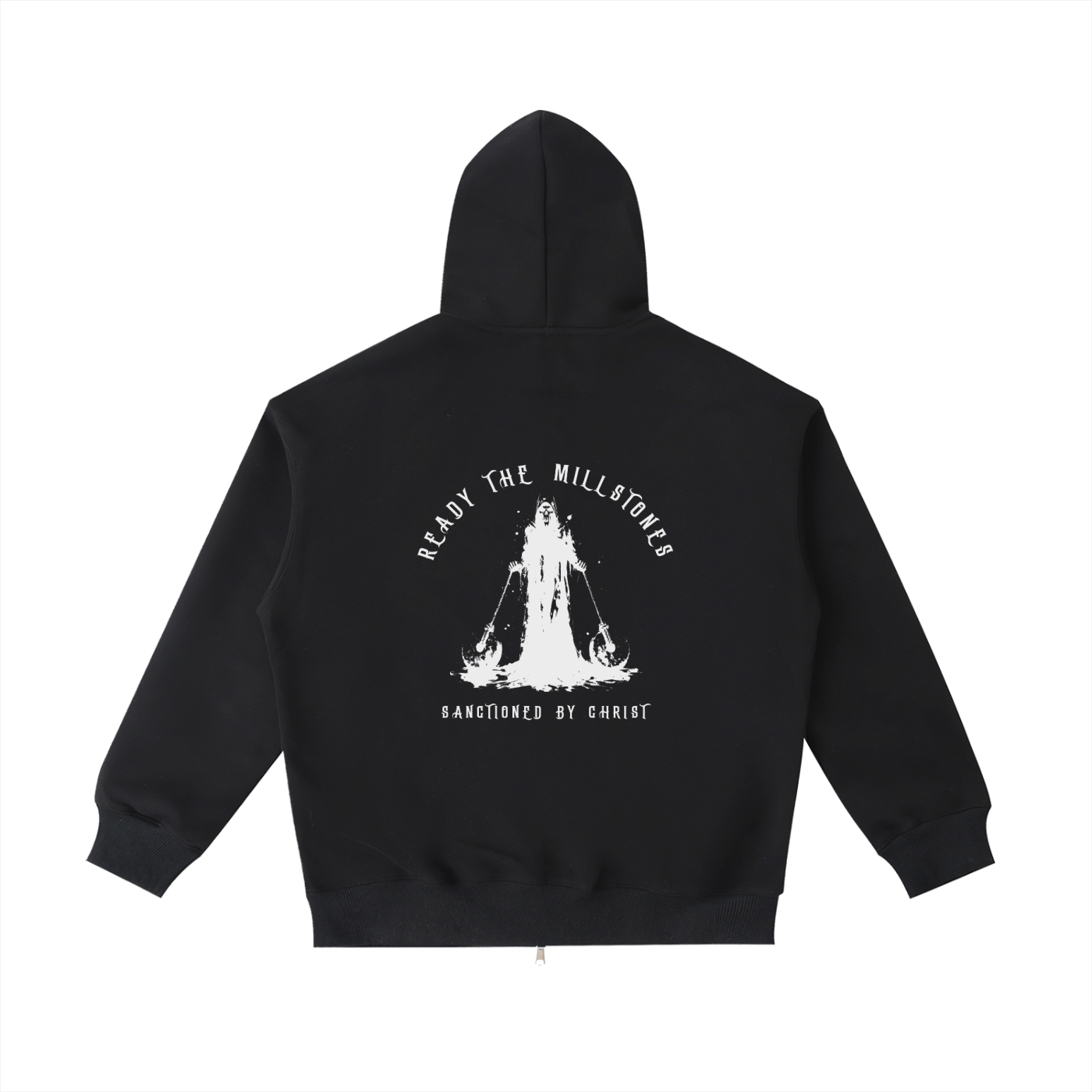 ready the millstones - Heavyweight zip Hoodie